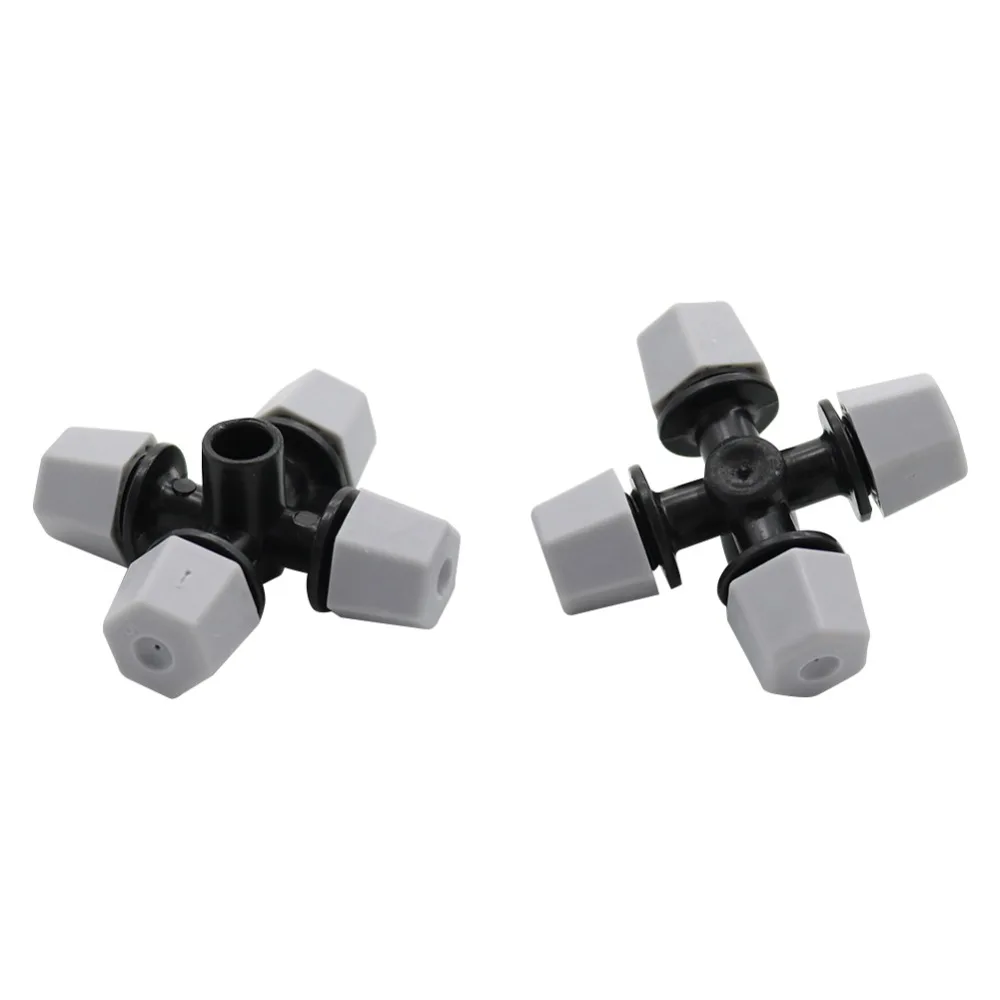 6mm Cross Mist Nozzles Greenhouse Cooling humidifying Garden Irrigation Nozzles Agriculture tools Atomizing Sprinklers 50 Pcs
6mm Cross Mist Nozzles Greenhouse Cooling humidifying Garden Irrigation Nozzles Agriculture tools Atomizing Sprinklers 50 Pcs