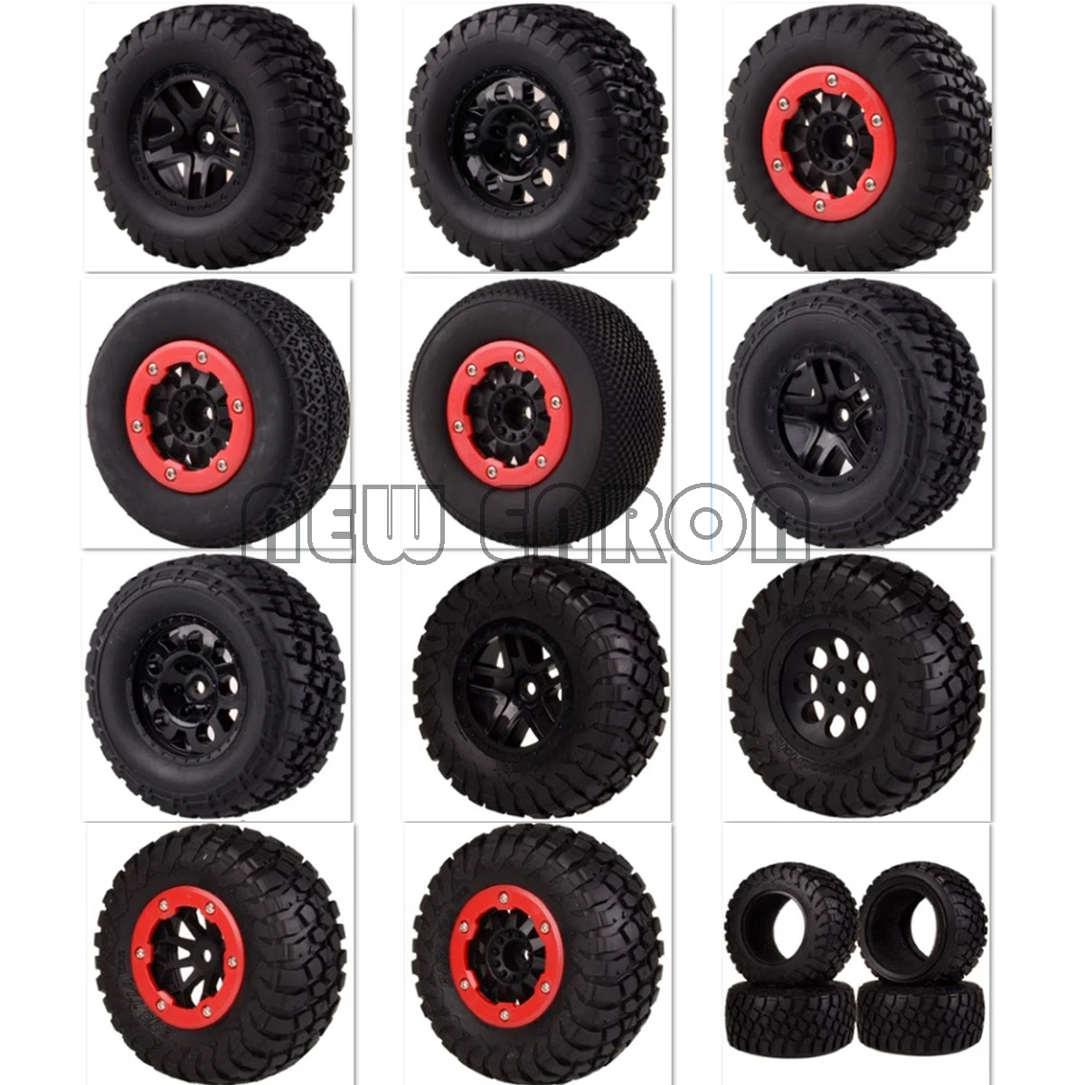 NEW ENRON 4PCS Bead-Lock Short Course Truck Tire Tyre & Wheel Rim Hub 12MM HEX FOR Fit 1:10 1/10 Traxxas Slash 4x4 VKAR 10SC HPI
NEW ENRON 4PCS Bead-Lock Short Course Truck Tire Tyre & Wheel Rim Hub 12MM HEX FOR Fit 1:10 1/10 Traxxas Slash 4x4 VKAR 10SC HPI