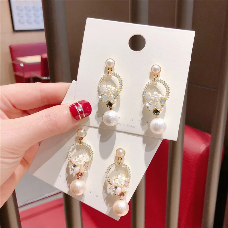2019 New Korean Fashion Long Geometric Earrings Drop Flower Earrings for Women Large Statement Earrings Party Jewelry Gift
2019 New Korean Fashion Long Geometric Earrings Drop Flower Earrings for Women Large Statement Earrings Party Jewelry Gift