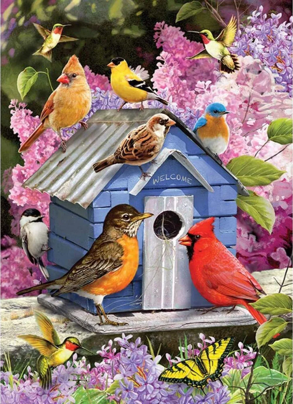 5D DIY Crystal Diamond Paintings Full Square Drill Animals Spring Birdhouse Flower Cross Stitch Art Kits Embroidery Wall Sticker
5D DIY Crystal Diamond Paintings Full Square Drill Animals Spring Birdhouse Flower Cross Stitch Art Kits Embroidery Wall Sticker