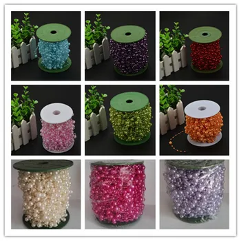60 Meters Fishing Line Pearls Beads Chain Garland Flowers Wedding Decoration Party Supplies Bead Chain multicolor
60 Meters Fishing Line Pearls Beads Chain Garland Flowers Wedding Decoration Party Supplies Bead Chain multicolor