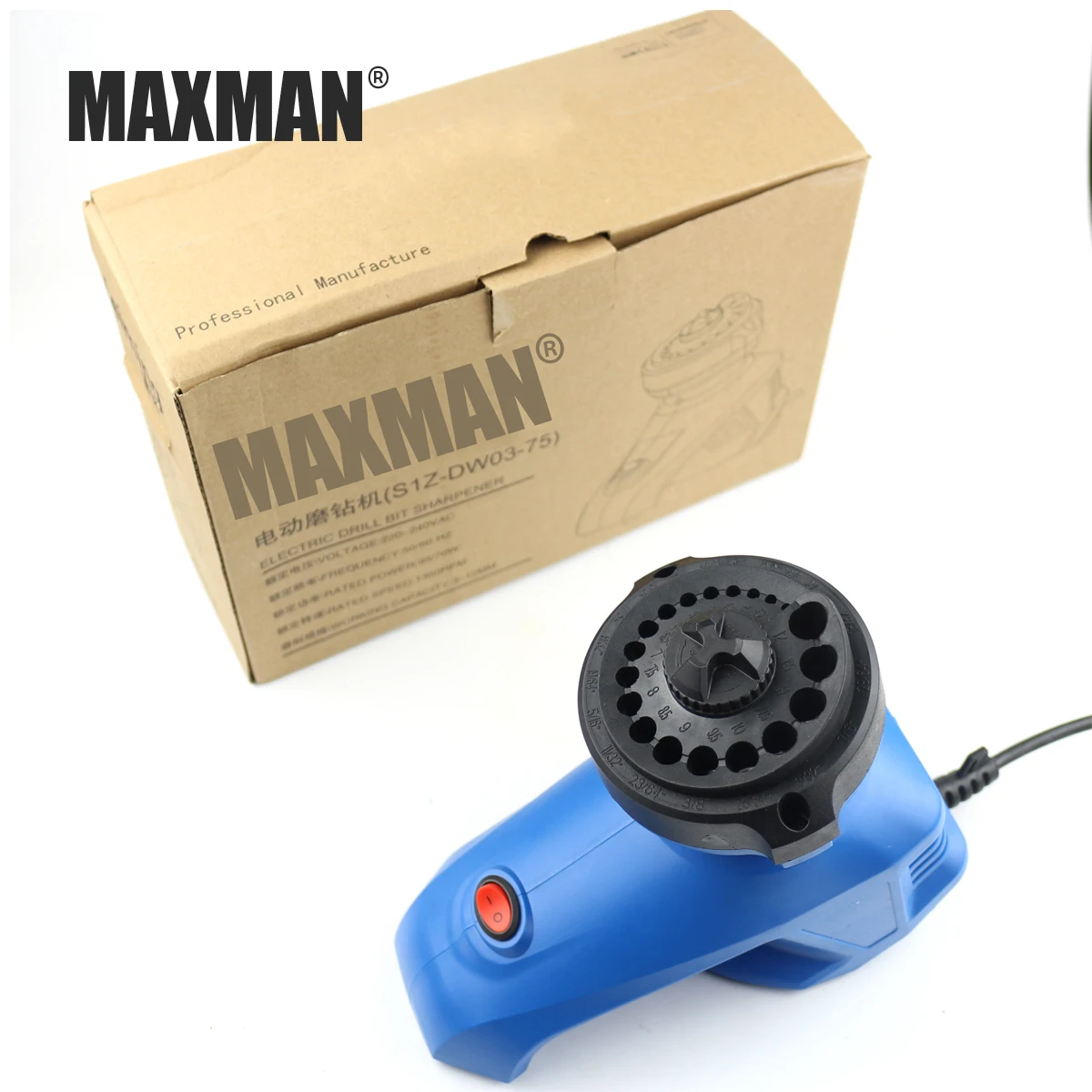 EU Plug Electric Drill Bit Sharpener High Speed Drill Grinder Machine 96W 1350rpm Power Tools for Grinding Drill Size 3~12mm
EU Plug Electric Drill Bit Sharpener High Speed Drill Grinder Machine 96W 1350rpm Power Tools for Grinding Drill Size 3~12mm