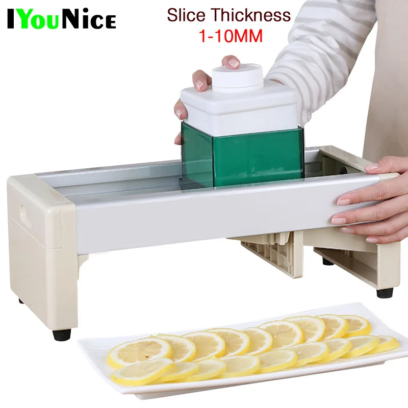 AREYOUCAN Onion Tomato Vegetable Slicer Cutting Slicing Cutter Tomato Onion lemon Slicer with Adjustment Thickness 1-10 MM
AREYOUCAN Onion Tomato Vegetable Slicer Cutting Slicing Cutter Tomato Onion lemon Slicer with Adjustment Thickness 1-10 MM