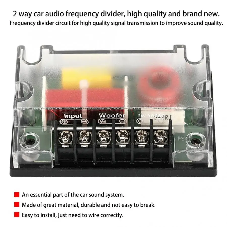 car component speakers 2 Way Car Audio Frequency Divider Speaker Sound Filter Auto Accessories car accessories
car component speakers 2 Way Car Audio Frequency Divider Speaker Sound Filter Auto Accessories car accessories