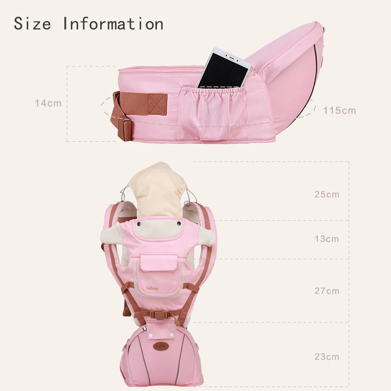 Baby Carriers Ergonomic Infant Backpack Baby Care Hip Seat Toddler Slings Kangaroo Baby Hipseats For Newborn (2)