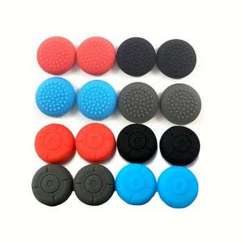 

4Pieces Silicone Thumb Stick Grip Caps Joypad Analog Joystick Cover Case For Nintend Switch NS Controllers Joy-Con ThumbStick