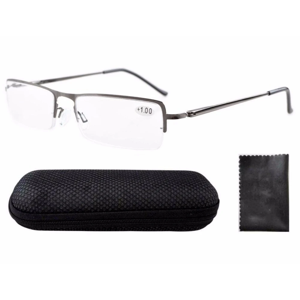 HR019 Polycarbonate Lens Lightweight Spring Temple Half-rim Reading Glasses +1.0/1.25/1.5/1.75/2.0/2.25/2.5/2.75/3.0/3.5/4.0
HR019 Polycarbonate Lens Lightweight Spring Temple Half-rim Reading Glasses +1.0/1.25/1.5/1.75/2.0/2.25/2.5/2.75/3.0/3.5/4.0
