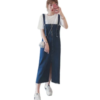 New Fashion Plus Size 5xl Jeans Summer Dress Moveable Strap Two Ways To Wear Casual Dress Loose Split Vestido De Festa
New Fashion Plus Size 5xl Jeans Summer Dress Moveable Strap Two Ways To Wear Casual Dress Loose Split Vestido De Festa