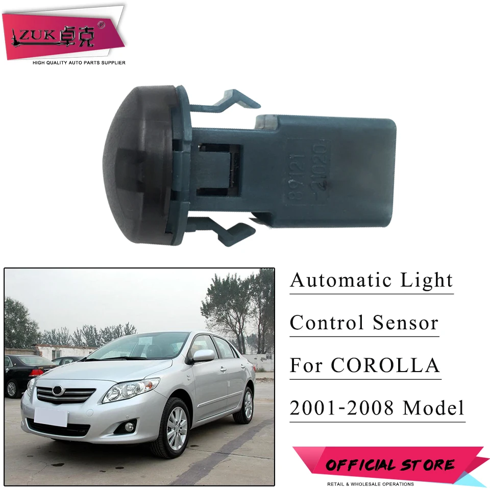 ZUK Car Automatic Light Control Sensor For TOYOTA COROLLA 2001-2008 WISH CAMRY PREVIA ALPHARD HIACE 89121-21020
ZUK Car Automatic Light Control Sensor For TOYOTA COROLLA 2001-2008 WISH CAMRY PREVIA ALPHARD HIACE 89121-21020