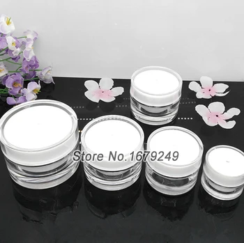 30g/30ml White colour Cream Jar,Acrylic Cosmetic Container, Makeup Sub-bottling,Sample Cream Canister100pcs/lot
30g/30ml White colour Cream Jar,Acrylic Cosmetic Container, Makeup Sub-bottling,Sample Cream Canister100pcs/lot
