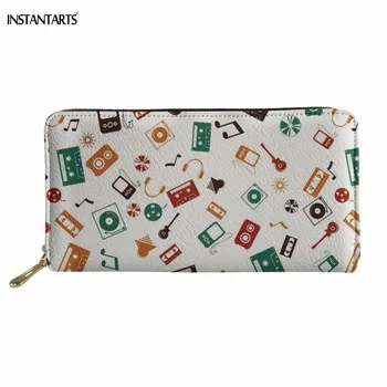 INSTANTARTS Woman Long PU Leather Wallet Fashion Music Notes Pattern White Purse for Teen Girls Causal Cluth Credit Card Holder
INSTANTARTS Woman Long PU Leather Wallet Fashion Music Notes Pattern White Purse for Teen Girls Causal Cluth Credit Card Holder