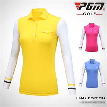 PGM new! Autumn and winter Golf sunscreen primer Women's milk silk Stitching long sleeve T breathable sweat printing
PGM new! Autumn and winter Golf sunscreen primer Women's milk silk Stitching long sleeve T breathable sweat printing