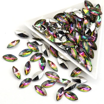 100pcs Holographic Acrylic Crystal Nail Art Gems 6*12mm Large Rhinestones Sharp-bottomed Stone Manicure Beauty Nail Charms Kit
100pcs Holographic Acrylic Crystal Nail Art Gems 6*12mm Large Rhinestones Sharp-bottomed Stone Manicure Beauty Nail Charms Kit