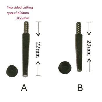 1000PCS Dental Laboratory Single Nail Pin Two-sided cutting Zinc Nail On Lab Stone Model Work Diameter 3mm-2 length
1000PCS Dental Laboratory Single Nail Pin Two-sided cutting Zinc Nail On Lab Stone Model Work Diameter 3mm-2 length