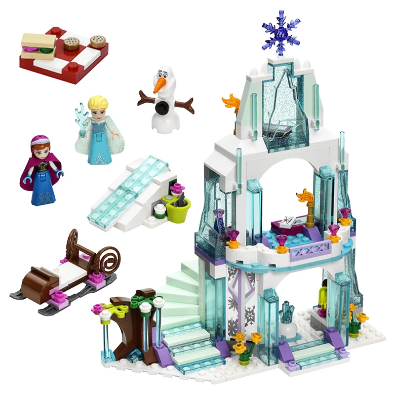 Frozend Elsa Ice Castle Little Mermaid Figures Building Blocks Compatible Legoed Friends Toys For Children Girl Educational Toys
Frozend Elsa Ice Castle Little Mermaid Figures Building Blocks Compatible Legoed Friends Toys For Children Girl Educational Toys