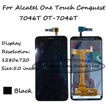 For Alcatel One Touch Conquest / OT 7046 7046T OT-7046T LCD Display with Touch Screen Digitizer Assembly Smartphone Replacement
For Alcatel One Touch Conquest / OT 7046 7046T OT-7046T LCD Display with Touch Screen Digitizer Assembly Smartphone Replacement