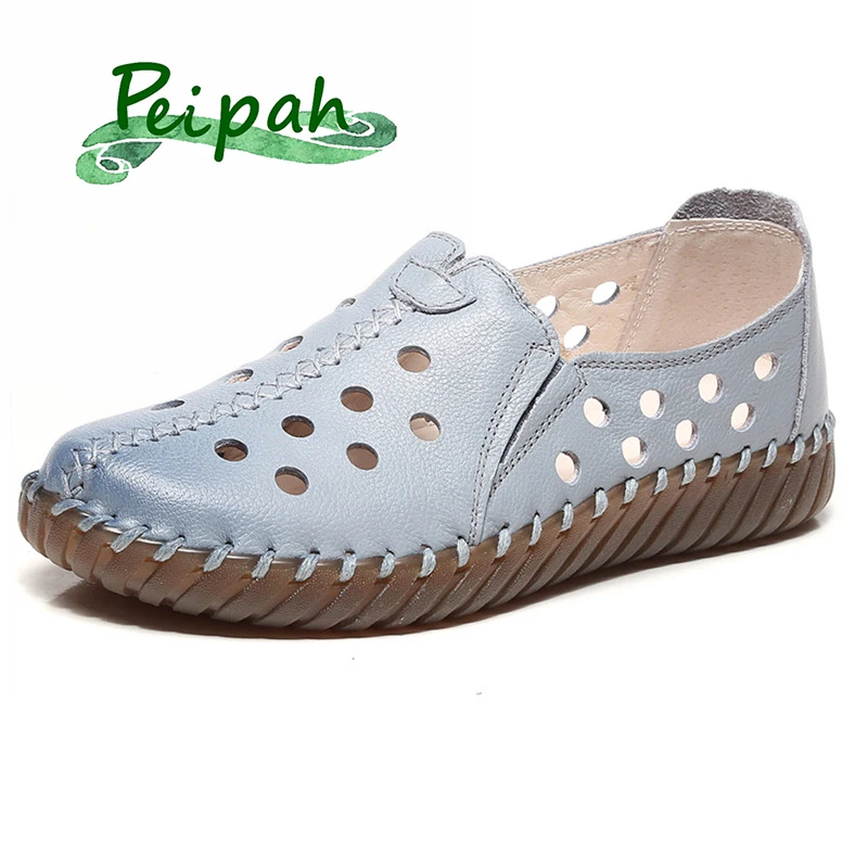 PEIPAH Summer Women Shoes Genuine Leather Women's Flats Shoes Handmade cow leather Loafers Slip On Pregnant shoes
PEIPAH Summer Women Shoes Genuine Leather Women's Flats Shoes Handmade cow leather Loafers Slip On Pregnant shoes