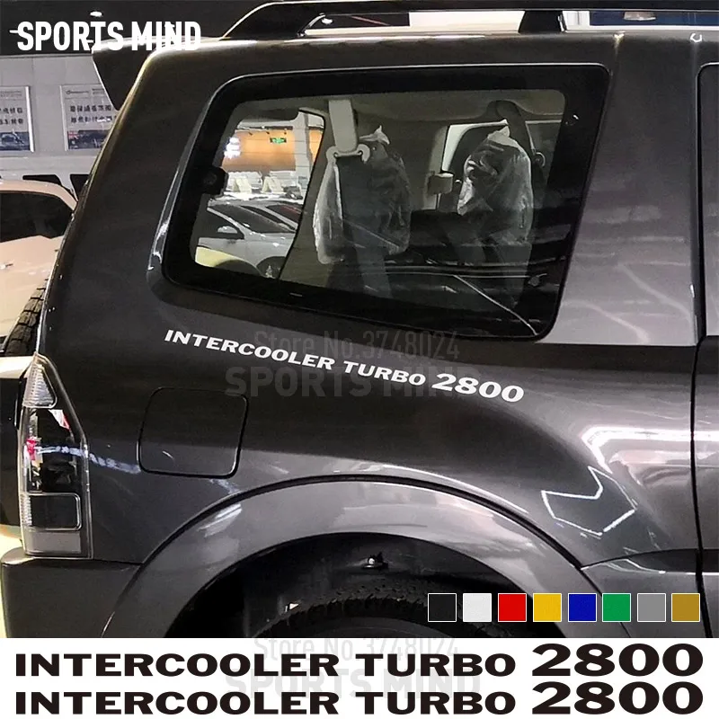 3 Pairs Intercooler Turbo 2800 Car Sticker Decal Automobiles Car Styling For Mitsubishi Delica L300 Pajero Shogun Accessories
3 Pairs Intercooler Turbo 2800 Car Sticker Decal Automobiles Car Styling For Mitsubishi Delica L300 Pajero Shogun Accessories