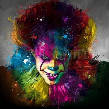 5D Diamond embroidery "Halloween clown returning soul" DIY Full painting cross stitch watercolor kits mosaic home decor gifts
5D Diamond embroidery "Halloween clown returning soul" DIY Full painting cross stitch watercolor kits mosaic home decor gifts