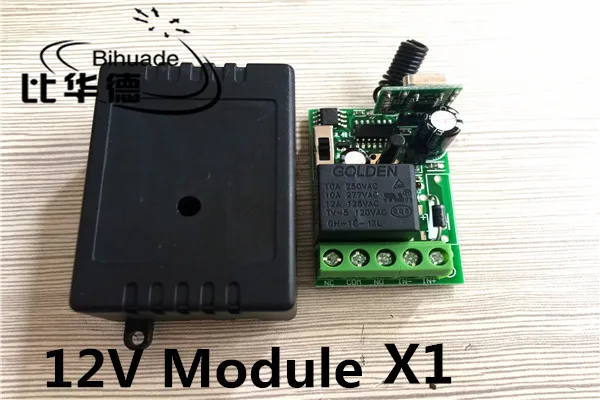 433 Mhz Wireless Remote Control Switch DC 12V 10A 1CH relay 433Mhz Receiver Module For 1527 learning code Transmitter | Электроника