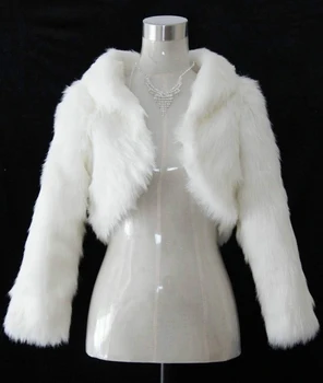 Black White Ivory Faux Fur Wedding Shrug Bridal Wrap/Jacket Shawl For Bride Women
Black White Ivory Faux Fur Wedding Shrug Bridal Wrap/Jacket Shawl For Bride Women