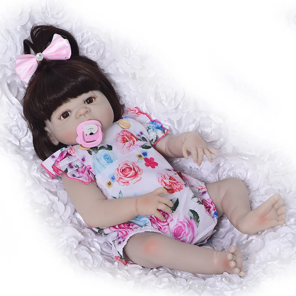 57 cm Fashion Newborn Dolls Realistic Reborn Silicone Bonecas Vinyl Full Body 23'' Lifelike Babies Reborn Dolls Girl XMAS Gifts
57 cm Fashion Newborn Dolls Realistic Reborn Silicone Bonecas Vinyl Full Body 23'' Lifelike Babies Reborn Dolls Girl XMAS Gifts