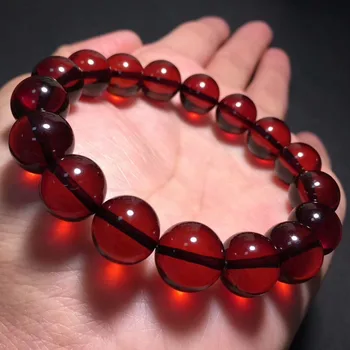 Genuine 11mm Natural Blood Red Amber Gemstone Round Beads Bracelets Healing Stone For Woman Man Birthday Gift Certificate AAAA
Genuine 11mm Natural Blood Red Amber Gemstone Round Beads Bracelets Healing Stone For Woman Man Birthday Gift Certificate AAAA