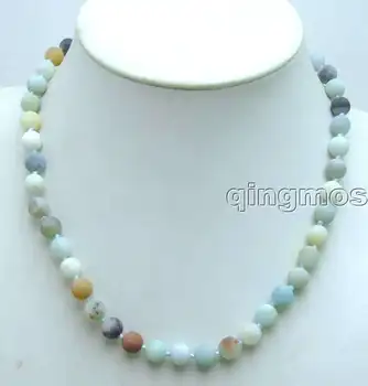 SALE 8mm Round frost Blue mix Amazonite 17" necklace -nec5828 Wholesale/retail Free shipping
SALE 8mm Round frost Blue mix Amazonite 17" necklace -nec5828 Wholesale/retail Free shipping