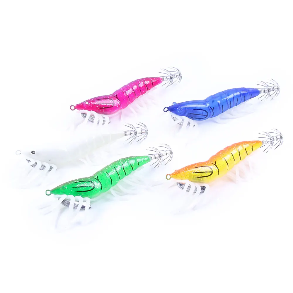 5Pcs Luminous Fishing Lure Squid Cuttlefish Jigs Lures 9.5cm 13g Sea Fishing Artificial Shrimp Squid Hooks
5Pcs Luminous Fishing Lure Squid Cuttlefish Jigs Lures 9.5cm 13g Sea Fishing Artificial Shrimp Squid Hooks