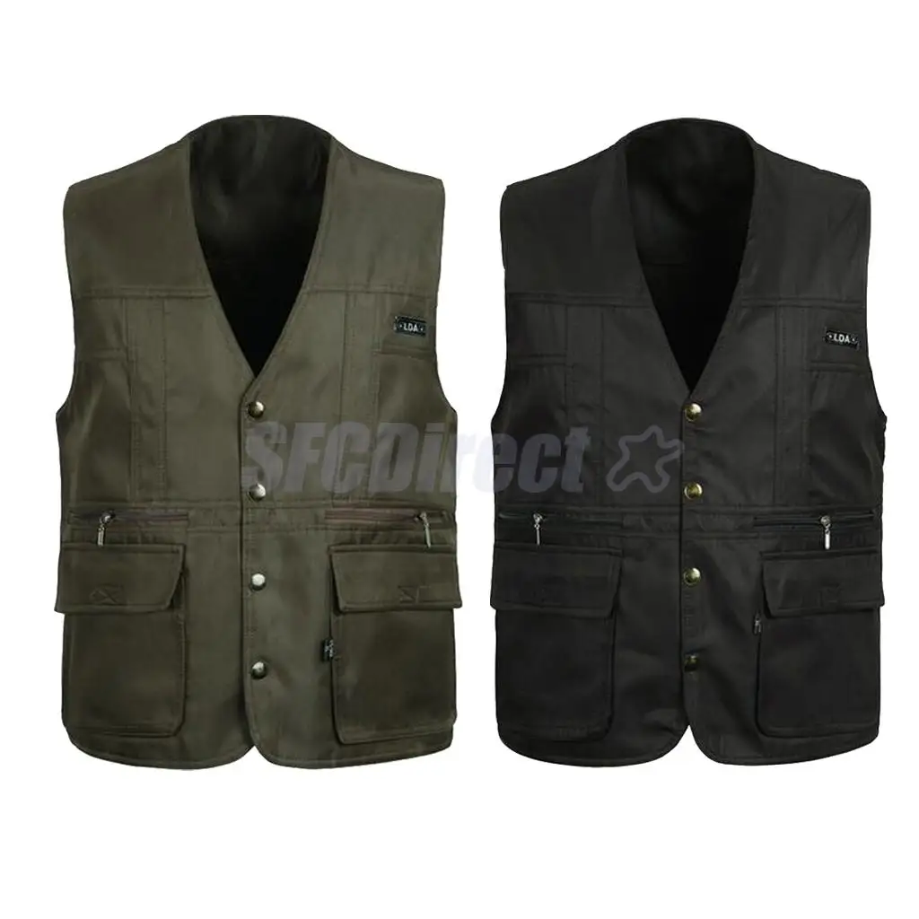 Men Reversible Fishing Vest Outdoor Hiking Hunting Multi Pocket Vest Waistcoat Men Fishing Jackets 
Men Reversible Fishing Vest Outdoor Hiking Hunting Multi Pocket Vest Waistcoat Men Fishing Jackets