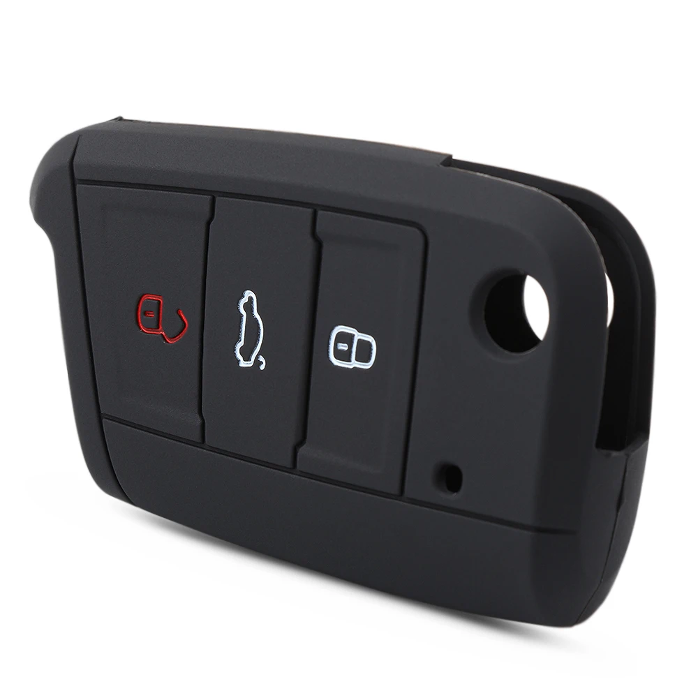 VCiiC Silicone Key Case Cover For VW Polo Golf 7 Tiguan for Skoda Octavia Kodiaq Karoq for SEAT Ateca Leon Ibiza 2015 2016 2017
VCiiC Silicone Key Case Cover For VW Polo Golf 7 Tiguan for Skoda Octavia Kodiaq Karoq for SEAT Ateca Leon Ibiza 2015 2016 2017