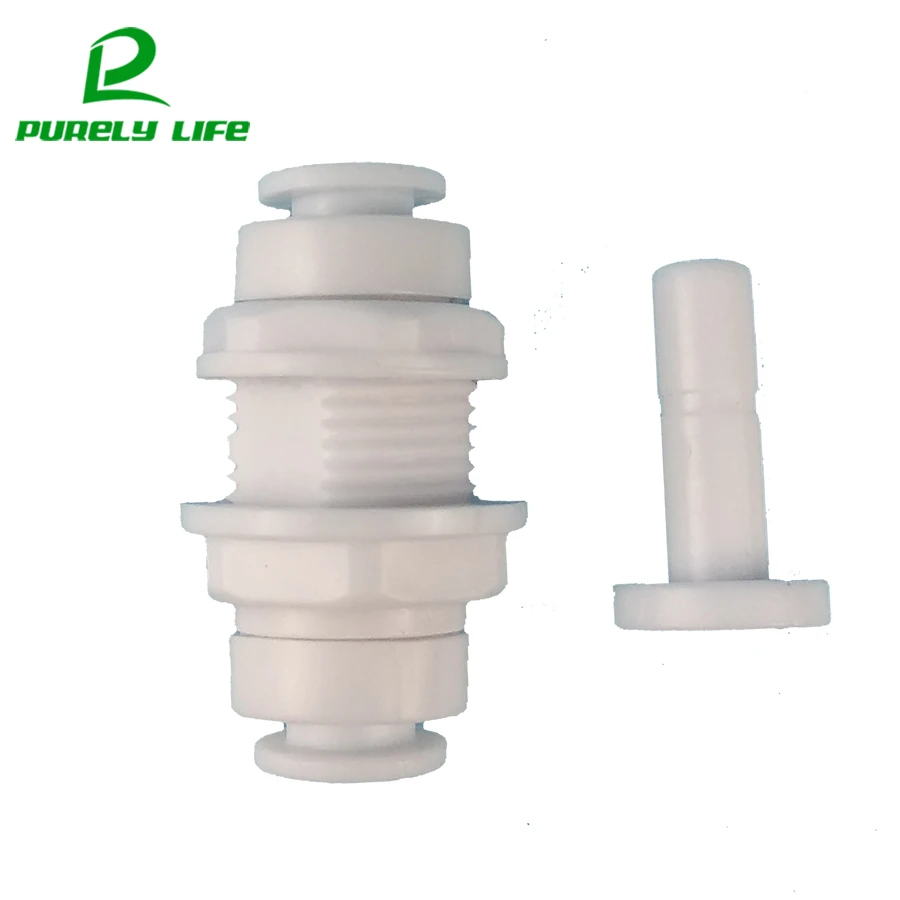 1PCS No buckle 1/4" Bulkhead adapter bulkhead connector;bulkhead union clapboard 1/4" fast joint Water purifier pipe fitting
1PCS No buckle 1/4" Bulkhead adapter bulkhead connector;bulkhead union clapboard 1/4" fast joint Water purifier pipe fitting