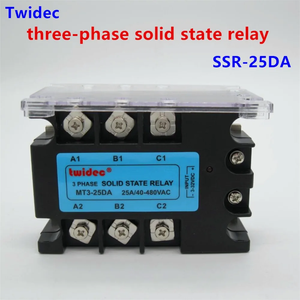 high quality Three Phase Solid State Relay SSR-25DA Relay 3-32VDC to 30-480V AC SR Relay Solid State Three Phase dc to ac Rele
high quality Three Phase Solid State Relay SSR-25DA Relay 3-32VDC to 30-480V AC SR Relay Solid State Three Phase dc to ac Rele