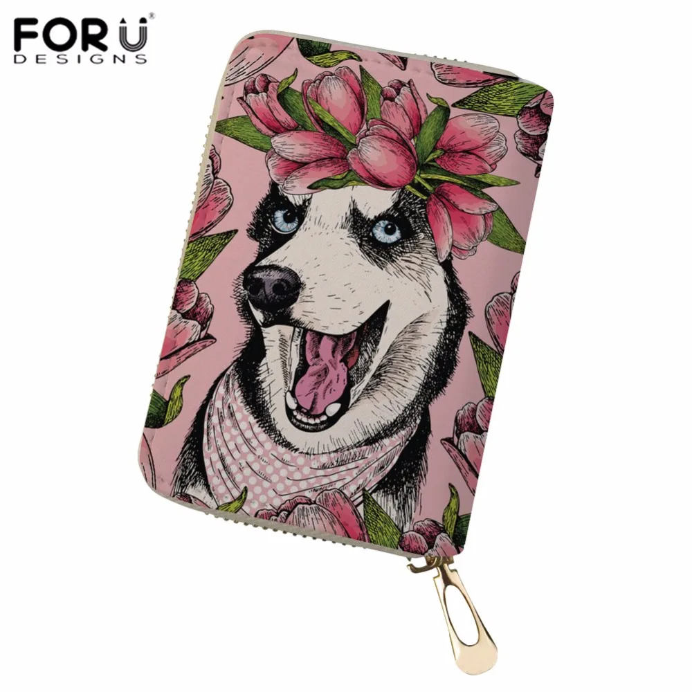 FORUDESIGNS PU Leather Card ID Holder Husky Print Credit Card Holder Ladies Business Card Holder Fashion Travel Wallet Card Case
FORUDESIGNS PU Leather Card ID Holder Husky Print Credit Card Holder Ladies Business Card Holder Fashion Travel Wallet Card Case