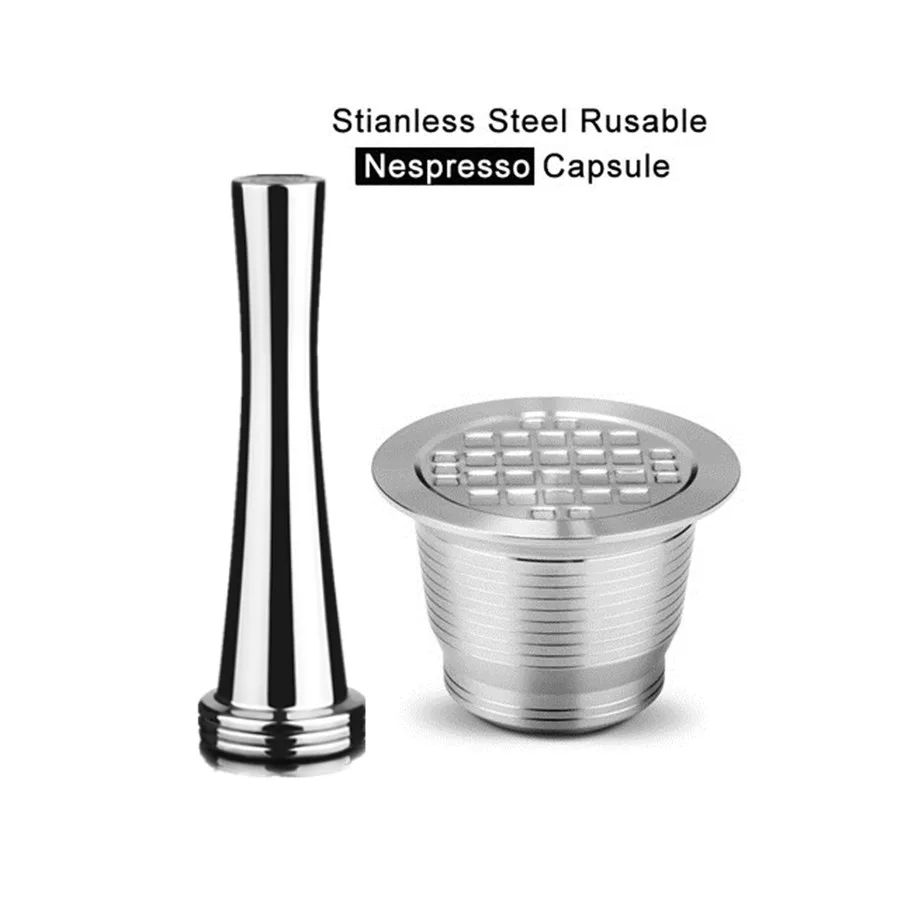 ICafilas For Nespresso Machine Coffee Filter Stainless Steel Metal Reusable Capsule Pos Tamper With Press Refillable Coffee
ICafilas For Nespresso Machine Coffee Filter Stainless Steel Metal Reusable Capsule Pos Tamper With Press Refillable Coffee