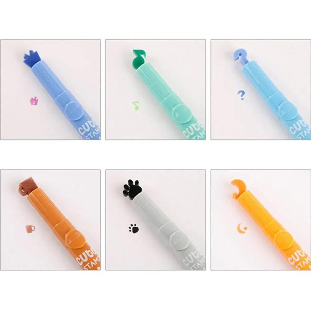 Adeeing Unique Cartoon Pattern Seal Highlighter Fluorescent Marker Colored Marker Pen Random Color r20
Adeeing Unique Cartoon Pattern Seal Highlighter Fluorescent Marker Colored Marker Pen Random Color r20