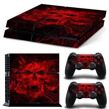 Free drop shipping red skull cool design protector for PS4 console and 2 controllers skin sticker decals covers #TN-PS4-10156
Free drop shipping red skull cool design protector for PS4 console and 2 controllers skin sticker decals covers #TN-PS4-10156