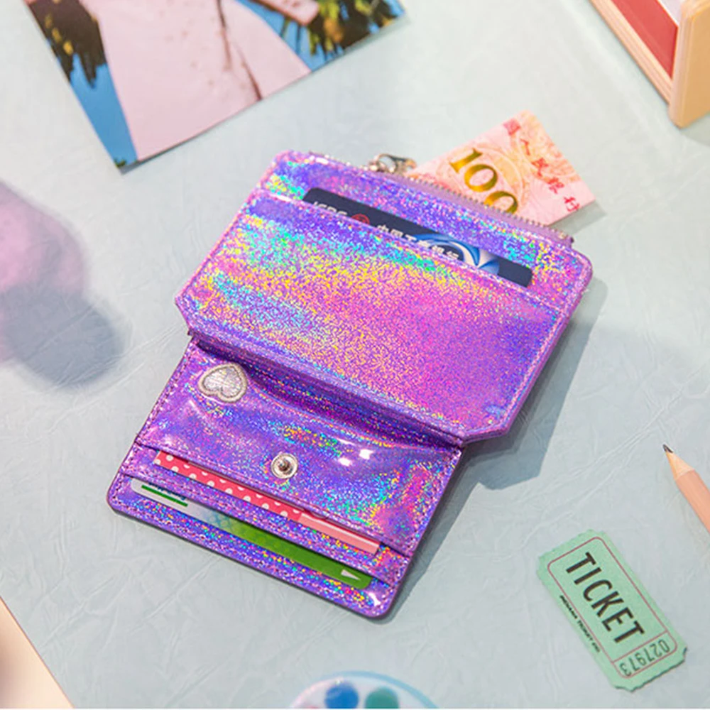 PU leather Card Holder Storage Bags Multi-Function Card Package Laser Coin Purse Mini Wallet Multi-Seat Bus Card Set
PU leather Card Holder Storage Bags Multi-Function Card Package Laser Coin Purse Mini Wallet Multi-Seat Bus Card Set