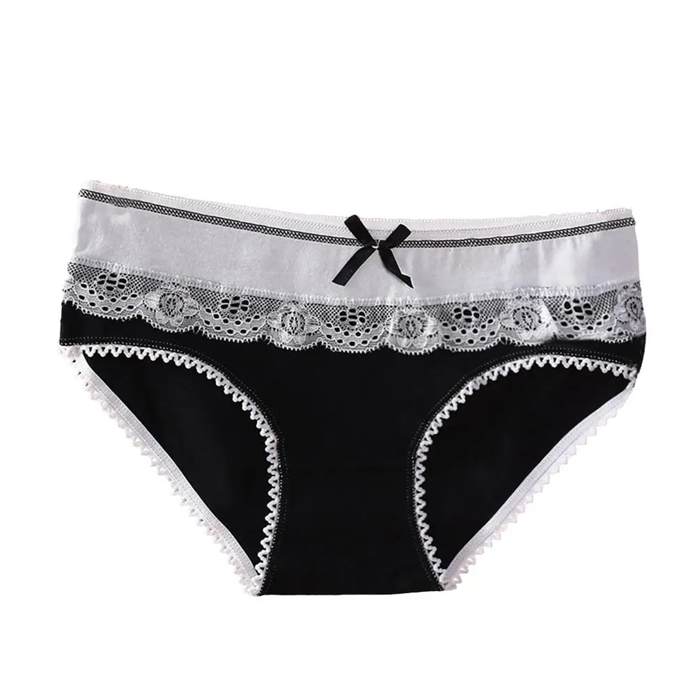 Sweet Girl Lace Briefs Bowknot Breathable Underpants Trim Panties Elastic Low Rise Underwear Women Shorts Interior Knickers
Sweet Girl Lace Briefs Bowknot Breathable Underpants Trim Panties Elastic Low Rise Underwear Women Shorts Interior Knickers