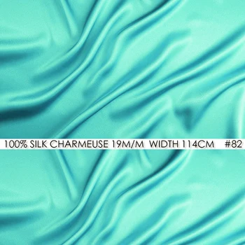 CISULI 100% SILK CHARMEUSE SATIN 114cm width 19momme Pure Mulberry Silk Fabric China Silk bodycon dress Tissu Bright Blue NO 82
CISULI 100% SILK CHARMEUSE SATIN 114cm width 19momme Pure Mulberry Silk Fabric China Silk bodycon dress Tissu Bright Blue NO 82