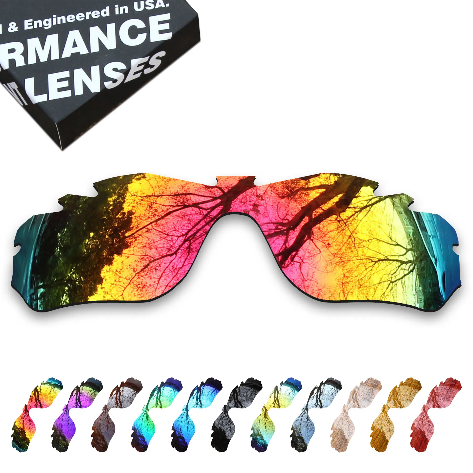 

ToughAsNails Polarized Replacement Lenses for Oakley Radar Edge Vented Sunglasses - Multiple Options