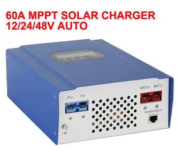 High Conversion Efficiency 60A 12/24/48V Auto Switch MPPT Solar Charge Controller Regulator with CE/Rosh
High Conversion Efficiency 60A 12/24/48V Auto Switch MPPT Solar Charge Controller Regulator with CE/Rosh
