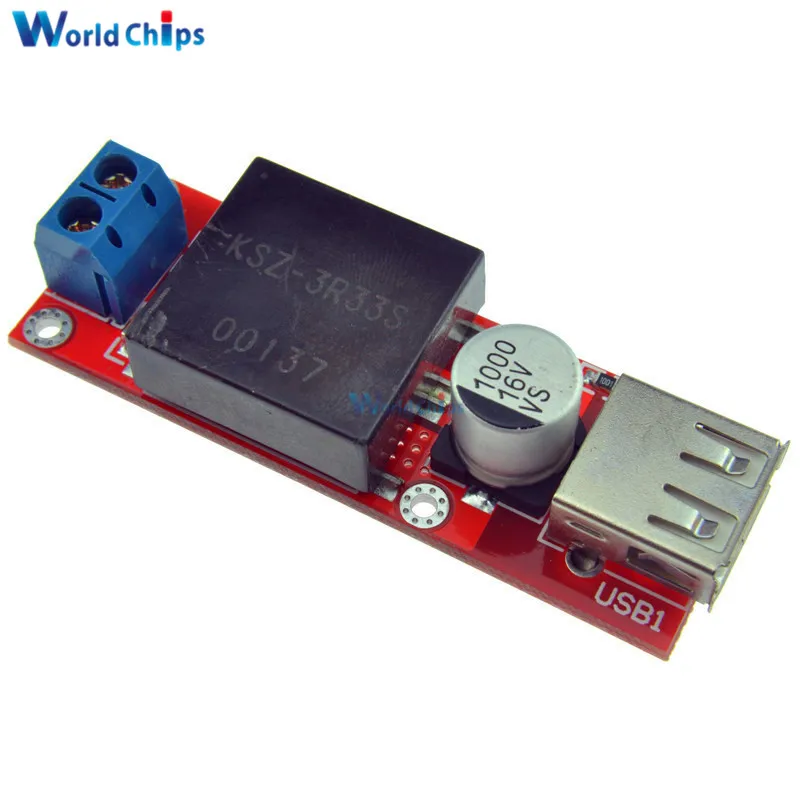 5V USB Output Converter DC-DC DC 7V-24V 12V To 5V 3A Step-Down Buck KIS3R33S Module KIS-3R33S Step Down Power Supply Module
5V USB Output Converter DC-DC DC 7V-24V 12V To 5V 3A Step-Down Buck KIS3R33S Module KIS-3R33S Step Down Power Supply Module