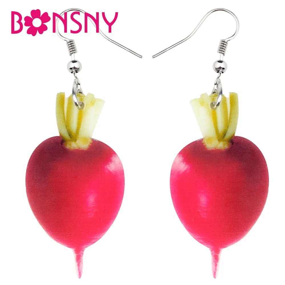 Bonsny Acrylic Novelty Red Round Carrot Earrings Big Long Dangle Drop Farm Vegetable Jewelry For Women Girl Teens Kid Wholesale
Bonsny Acrylic Novelty Red Round Carrot Earrings Big Long Dangle Drop Farm Vegetable Jewelry For Women Girl Teens Kid Wholesale