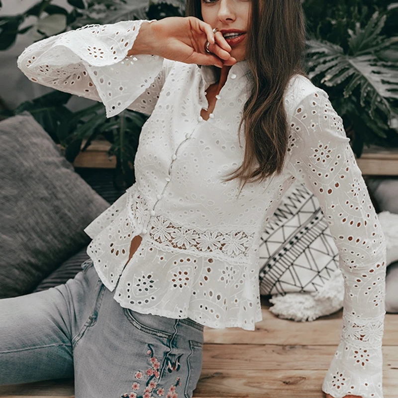 Aisiyifushi Vintage White Tops for Women White Shirt Blouse Women Shirts Long Sleeve 2019 Womens Tops and Blouses Lace Patchwork
Aisiyifushi Vintage White Tops for Women White Shirt Blouse Women Shirts Long Sleeve 2019 Womens Tops and Blouses Lace Patchwork