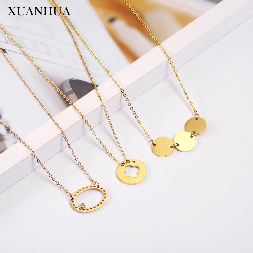 XUANHUA Rose Gold Necklace Stainless Steel Jewelry Woman Vogue 2019 Fine Jewelry Accessories Mass Effect Wholesale Lots Bulk
XUANHUA Rose Gold Necklace Stainless Steel Jewelry Woman Vogue 2019 Fine Jewelry Accessories Mass Effect Wholesale Lots Bulk