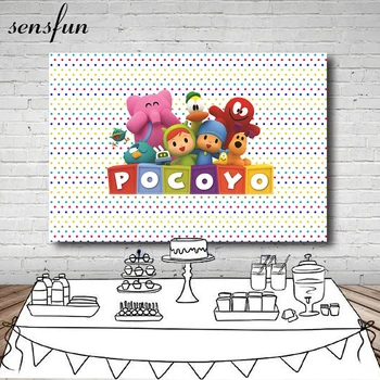 Sensfun Photography Backdrop Cartoon Characters Pocoyo Birthday Party Baby Shower Children Photo Backgrounds Vinyl Polyester
Sensfun Photography Backdrop Cartoon Characters Pocoyo Birthday Party Baby Shower Children Photo Backgrounds Vinyl Polyester