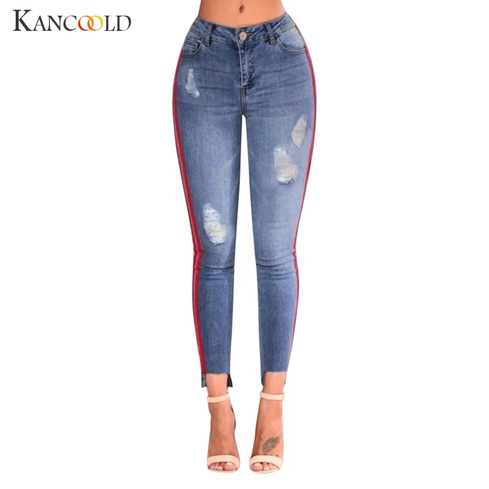 KANCOOLD jeans Women Denim High-Waist Ripped Stretchy Hole Pencil Pants Jeans Trousers Casual fashion jeans woman 2018Oct24
KANCOOLD jeans Women Denim High-Waist Ripped Stretchy Hole Pencil Pants Jeans Trousers Casual fashion jeans woman 2018Oct24