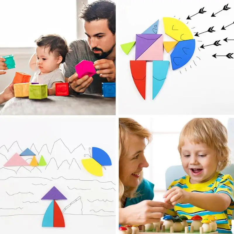 Kids Wooden Variable Tangram Jigsaw Puzzle Toys Chiladen wood brick Assemble Board Game Set Baby Brain Training Education Tools
Kids Wooden Variable Tangram Jigsaw Puzzle Toys Chiladen wood brick Assemble Board Game Set Baby Brain Training Education Tools