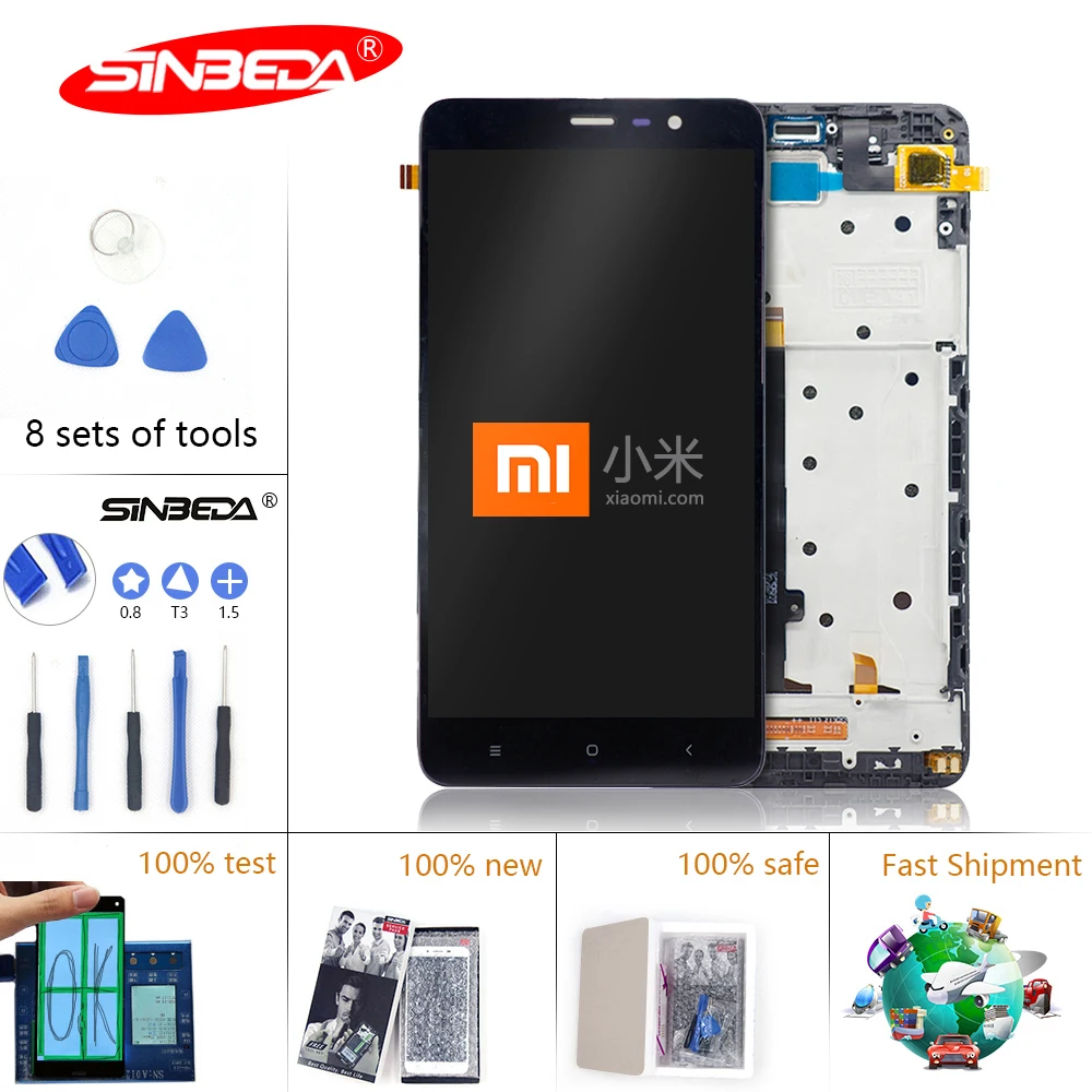 Original 152mm LCD Display For XIAOMI Note3 Pro LCD Touch Screen Replacement for Redmi Note 3 Pro Mi Note 3 pro LCD
Original 152mm LCD Display For XIAOMI Note3 Pro LCD Touch Screen Replacement for Redmi Note 3 Pro Mi Note 3 pro LCD
